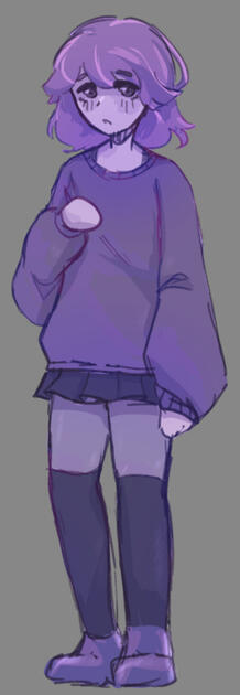 2023 - concept of purple hair